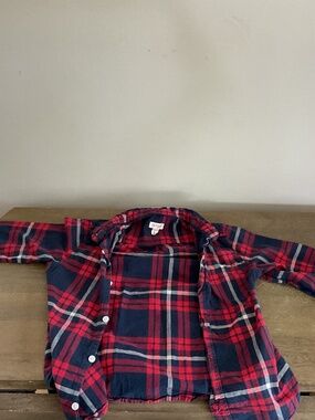 Kids cat and jack button up shirt